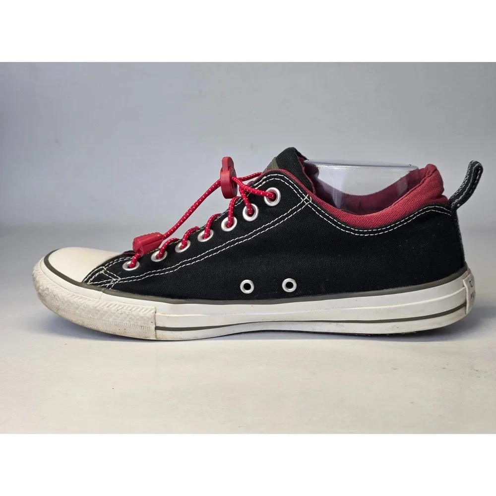 Converse All Star Men's Sneakers Size‎ 9 Women's 11 Black Red Trim Shoes 142291F - Picture 6 of 13